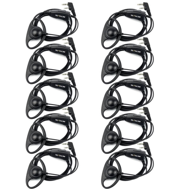 Funda de 10 auriculares Walkie Talkie Retevis para H-777 RT22 RT21
