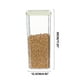 thumbnail image 2 of Fiudx Recipiente Alto para Almacenar Alimentos, Hermético, Tapa a Prueba de Fugas, Frasco de Plástico para Cereales, Harina, Pasta, Frijoles y Té, Diseño Transparente para Fácil Visualización, para D, 2 of 2