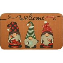 Christmas Door Mat Welcome Doormat for Front Door Indoor Outdoor Non-Slip Welcome Doormat Home 30"x17"