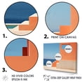 thumbnail image 3 of Designart "Seaside Home Architectural Haven IV" Coastal Canvas Art Print, 3 of 7
