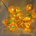 thumbnail image 4 of LED copper lamp pumpkin lamp string fastener 3D three-dimensional modeling pumpkin lamp Halloween decorative lamp waterproof remote control, 4 of 6
