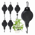 thumbnail image 2 of Adjustable Plant Pulley System with 6 Retractable Hangers for Hanging Plants Indoors and Outdoors, 2 of 5