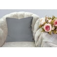 thumbnail image 4 of A1HC Set of 2 Luxurious Soft Velvet Throw Pillow Covers Only, 18"x18", Dark Grey, Decorative Cushion Covers with Hidden YKK Zipper for Sofa or Bed, 4 of 5