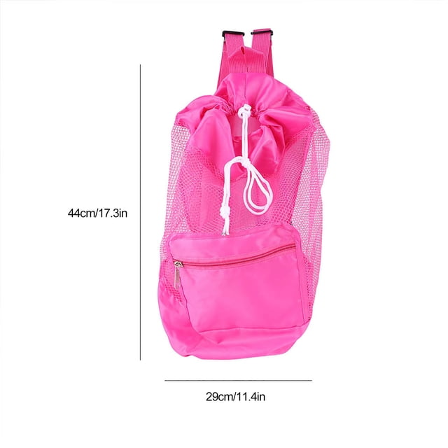 Bolsa De Playa De Malla, Bolsas De Caparazón De Juguete De Playa De Malla De Malla De Malla De Malla De Malla Para La Playa De La Playa De La Playa Al Aire Libre Bolsa