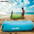 thumbnail image 2 of Mockins Fauteuil Gonflable pour Camping et Plage, Bleu & Vert, 2 of 9
