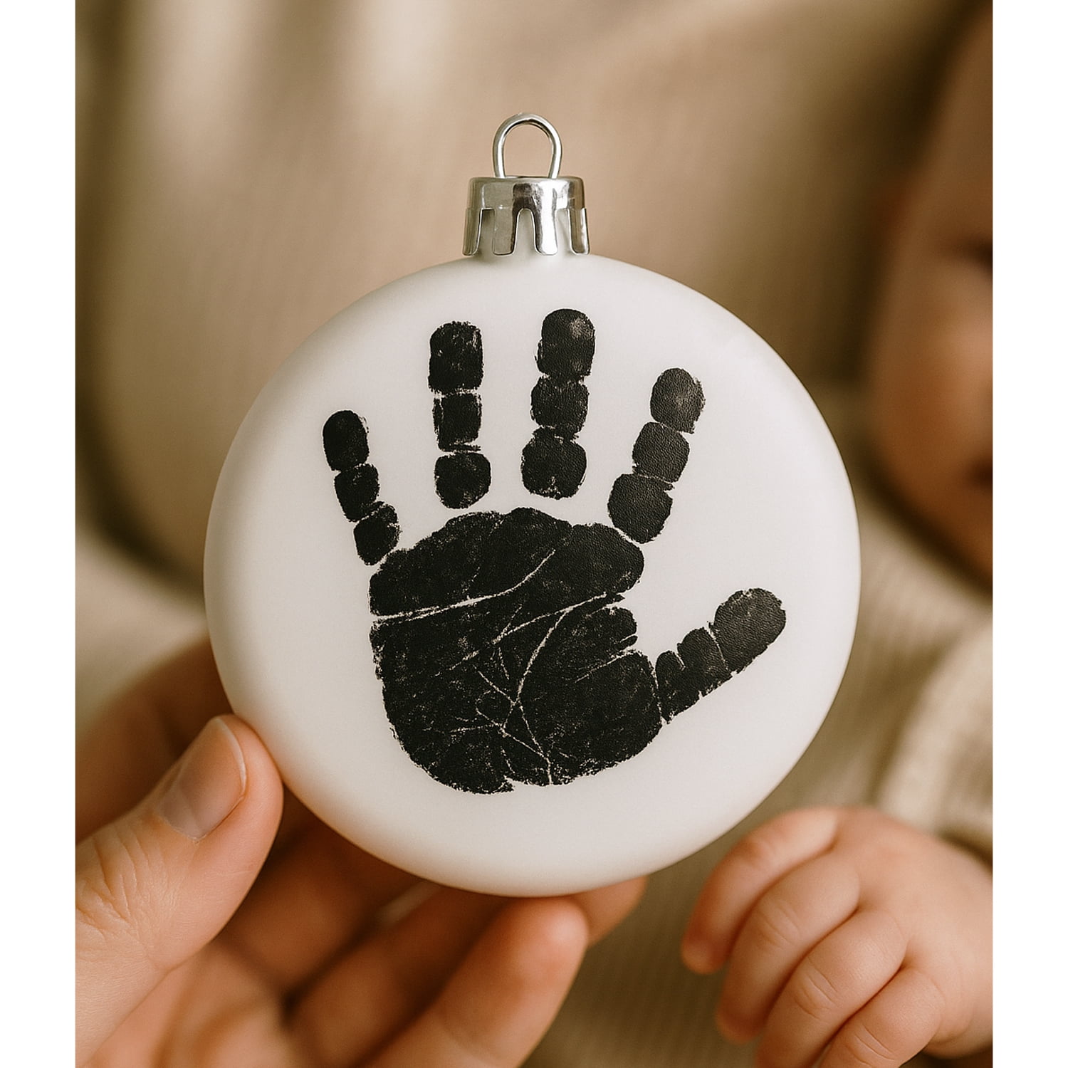 Sleetly DIY Christmas Ornaments Set for Kids and Adults - DIY Crafts, Painting, Drawing, Stickers, Decals, Large 4 inch, Matte Blank Flat Disc, Stencils Included, Assorted Colors, Set of 12