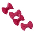 thumbnail image 1 of Oleegame 2PC Stainless Steel Cutlery Set 2pcs Bowknot Silicone Insulation Clamp For Houseware Insulation Pot Clamp Red, 1 of 2