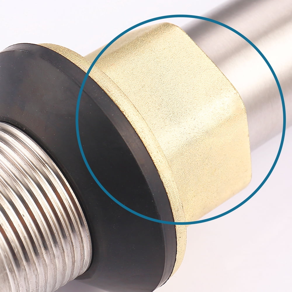 Pop-Up Drain Stainless Steel With Overflow Anti-Clogging for Vessel Sink Lavatory Vanity Sink Drain with Strainer Basket, Brushed Nickel