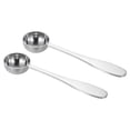 thumbnail image 1 of 2 Pack 7.5 Ml TeaSpoon Scoop, Stainless Steel Measuring Spoon for Loose Leaf Tea, Silver, 1 of 6