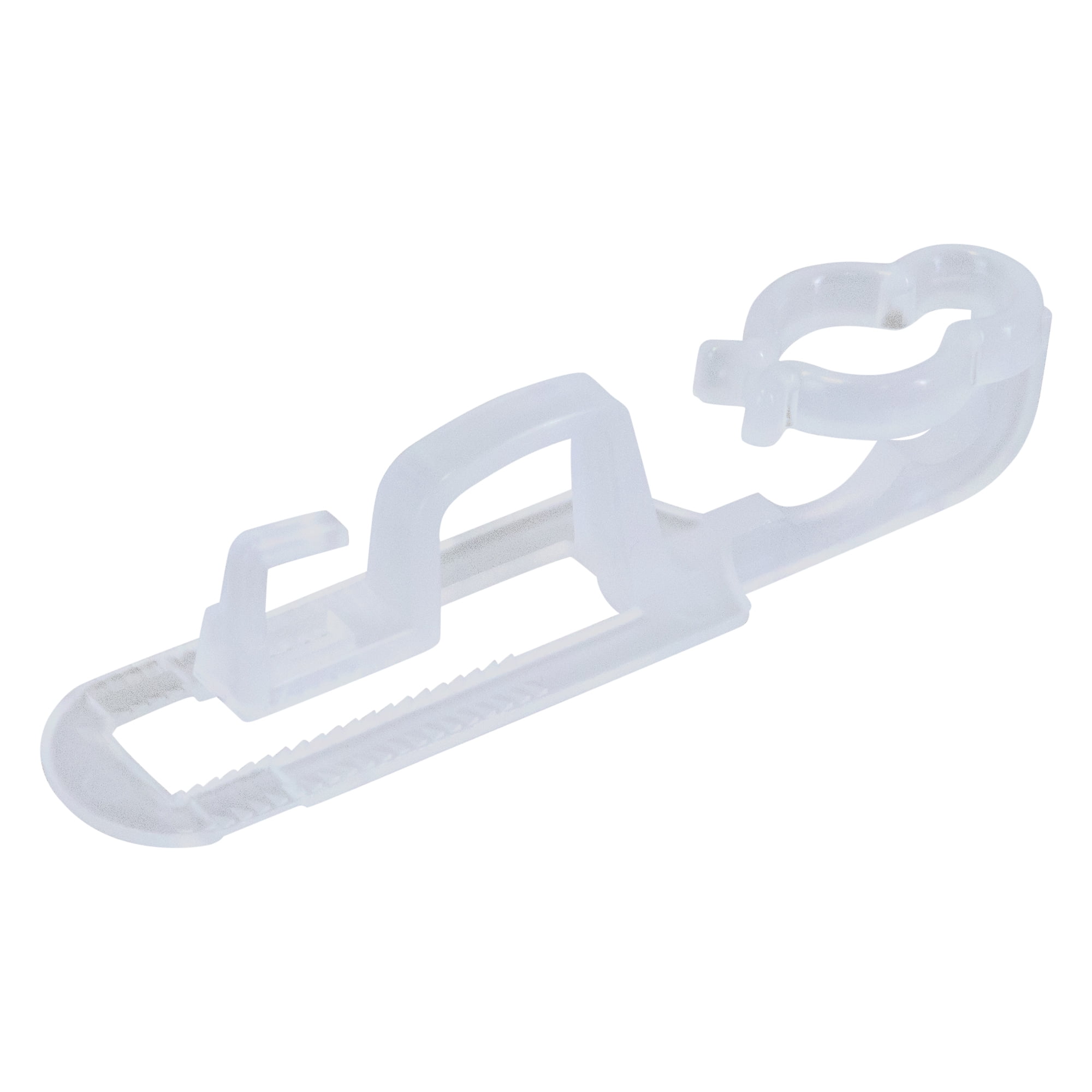 All in One Transparent Outdoor Christmas Light Gutter Shingle Clips - 100pc