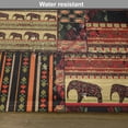 thumbnail image 6 of Ambesonne African Place Mats Set of 4, Patchwork Style, Standard Size, Red Green Black, 6 of 6