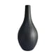 thumbnail image 3 of Jarrón de flores, jarrón decorativo, arreglo floral minimalista, jarrón de cerámica de imitación. Negro, 3 of 8