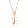 thumbnail image 2 of Galaxy Gold 14K Solid Gold Natural Diamond Pendant Necklace for Women - Rose Gold Fine Jewelry, 2 of 6