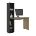 thumbnail image 1 of Escritorio Librero Aston Macadamia y Wengue Virtual Muebles, 1 of 8