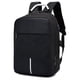 thumbnail image 2 of Mochila Con Puerto De Carga Para Auriculares, Nailon, Conector Para Auriculares Y Cable De Carga, Ideal Para Viajes Escolares, 1 Unidad, Color Negro, Ukhbmc, 2 of 9