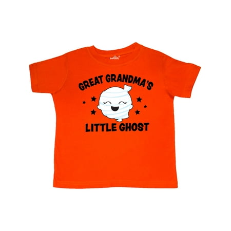 

Inktastic Cute Great Grandma s Little Ghost with Stars Gift Toddler Toddler Girl T-Shirt