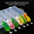 thumbnail image 3 of Floating Soft Frog Bait with Super Hook - 6cm 13g Artificial Lure Lifelike High Toughness Tackle Tool Flexible Hollow Design Fish Lure for Pond Lakes, 3 of 8