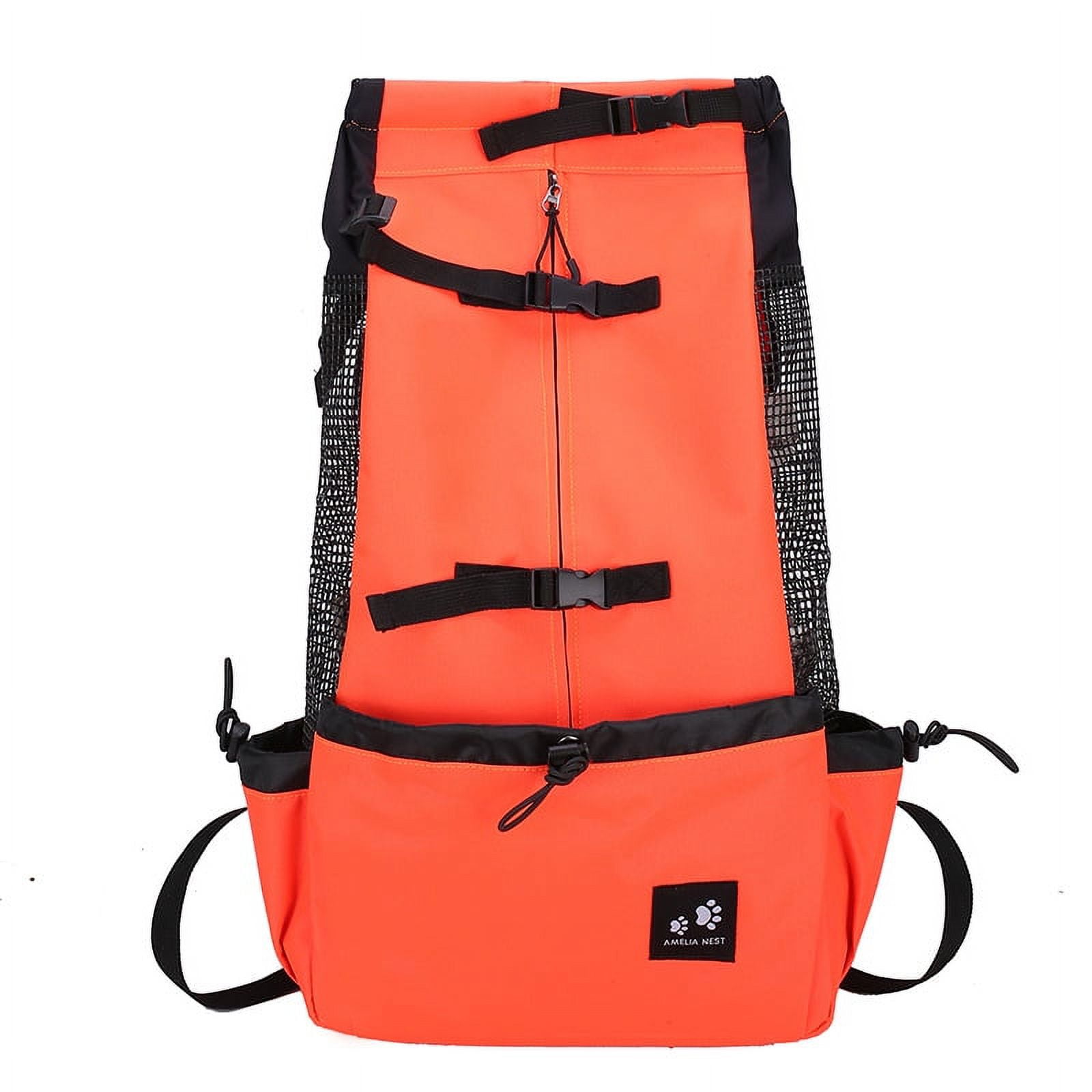 Foldable Pet Travel Backpack Carrier for Small Dogs & Cats - Airline Approved Lightweight & Portable Ideal for Hiking Biking Outdoor Adventures