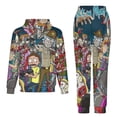 thumbnail image 2 of Rick And Morty Unisex Adult Sweatsuits Hoodie & Sweatpants Long Sleeve Hooded Sweatshirt Matching Joggers Tracksuit Sets 4XL, 2 of 9
