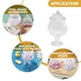 Phlegsive Mini Glass Jar Candy Honey Pudding DIY Crafts for Kids