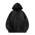 thumbnail image 4 of Sudadera con capucha para mujer, sudadera con capucha y moda informal duradera, Tops para L, 4 of 8