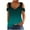 Green, variant on Women Sleeveless Crop Tops Plus Size, Blouses for Women Dressy Casual Basic Tees Fitted V Neck Cute Summer Tops for Women Over 50 s for Women Golf