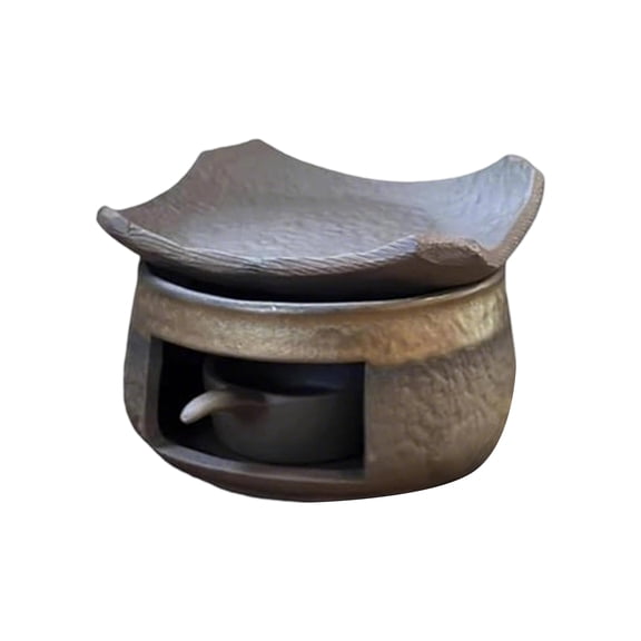 Cast Iron Teapot Warmer Japanese Style Tea Stove Traditional Kettle Base for Home Office Use
