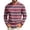 Pink, variant on GrmtClth Mens Shirts Classic Retro Horizontal Stripe Raglan Long Sleeve Crewneck Comfort All Day Casual Pullover Shirts Green S