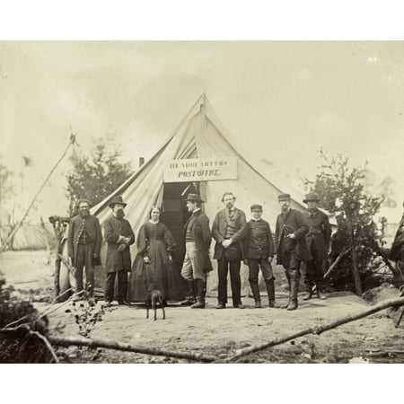 

Print: Post Office At Headquarters Army Of Potomac Falmouth Va. circa