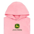 thumbnail image 3 of Sudadera con capucha con el logotipo de John Deere para niñas pequeñas, forro polar, talla 5, color, 3 of 5