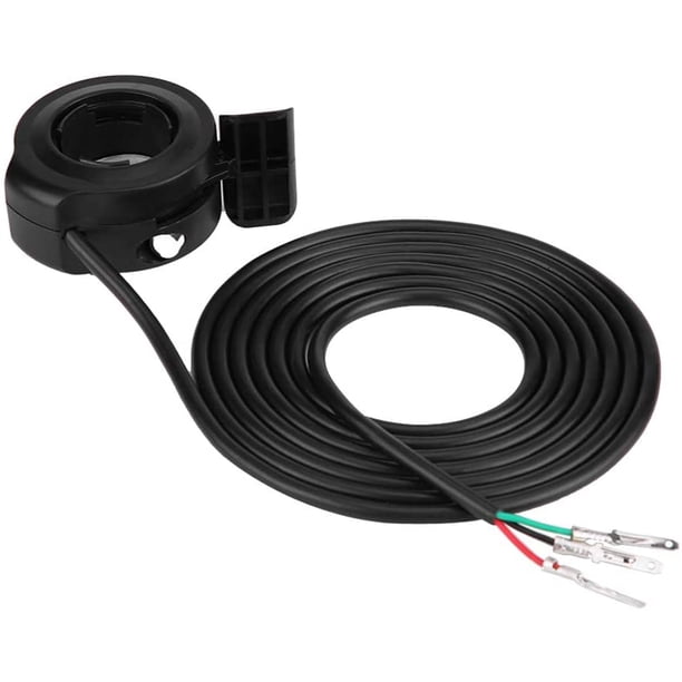 Riwesomey Acelerador de pulgar para bicicleta eléctrica, piezas de acelerador de dedos simples, accesorios de repuesto, accesorio de modificación para Vehículos, repuestos y accesorios Mis