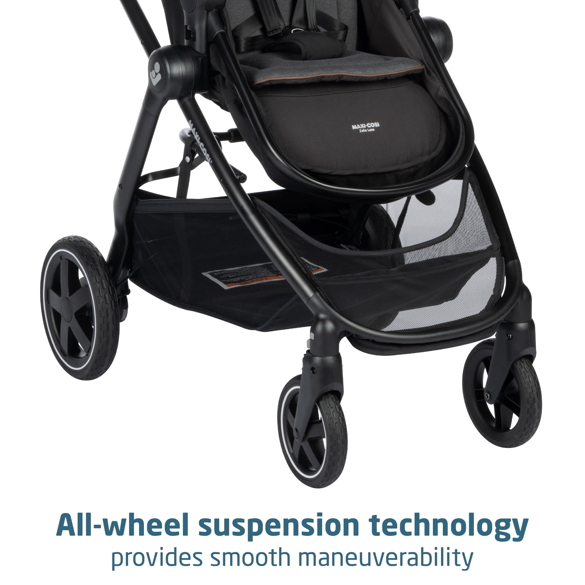 Maxi-Cosi Zelia² Luxe 5-in-1 Modular Travel System, New Hope Black