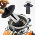 thumbnail image 3 of 1Pc 78-80mm Mulifuncional Sink Sealer Sink Strainer Water Plug Kick-out Device Kitchen Waste Disposer Accessory (Black), 3 of 4