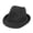 Black, variant on Adult Sequins Fedoras Hat Breathable Gentleman Hat Adult Carnival Party Casual Gatherings Hat Elegant