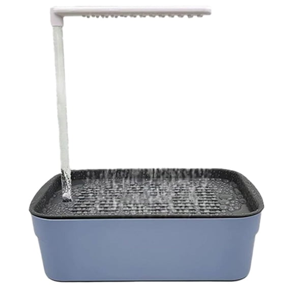 BNNG Parrot Bathtub,Automatic Circulating Water Bird Shower Pet Bird Bath with 180 ° Circulating Faucet for Cockatiel,Power Plug for Small Medium Birds Parakeets Cockatiel African Grey Lovebird