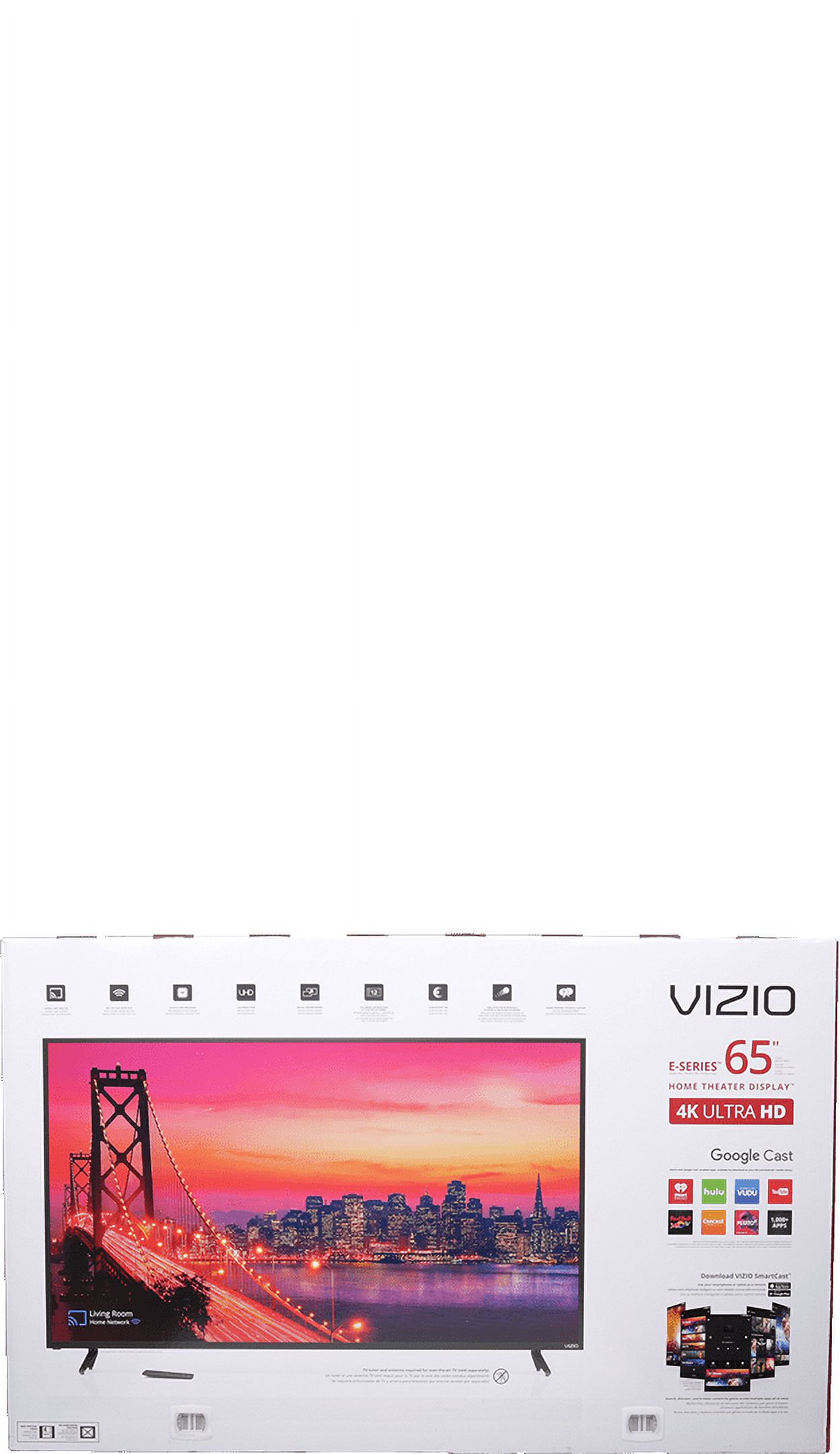 VIZIO SmartCast E-Series 65" Class (64.5" Diag.) Ultra HD 2160p 120Hz Full Array LED Smart Home Theater Display w/ Chromecast built-in (E65u-D3) - image 28 of 28