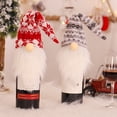 thumbnail image 2 of Sijiali Christmas Santa Gnome Wine Champagne Bottle Cover Cap Party Dinner Holiday Decor, 2 of 10