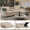 Beige(89"L-Shaped), variant on Howcool Sectional Sleeper Sofa,L Shaped Chenille Convertible Sofa Bed 89" 3 Seater with Flip-Down Center Console & USB Charging Ports,Pull Out Couch for Living Room Apartment Office,Light Grey