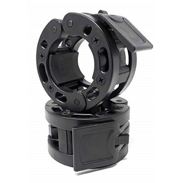 Clout Fitness Quick Release Pair of Locking 2" Olympic Size Barbell