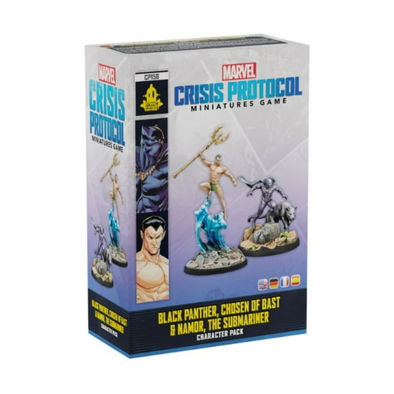 Atomic Mass Games Character Pack - Black Panther, Chosen of Bast & Namor Sub-Mariner New