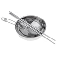 thumbnail image 4 of LOVIVER Insulated Portable Round Stainless Steel Bowl Collapsible with Handbag Outdoors, 4 of 8