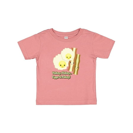 

Inktastic cute kawaii wakey wakey eggs n bakey Gift Baby Boy or Baby Girl T-Shirt