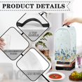 thumbnail image 4 of HELLHERO Flowers Pattern Univesal Kitchen Accessories with Waterproof There is only one dust cover Coffee Maker Protection Home Kitchen Indoor, 4 of 6