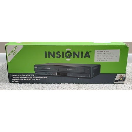Insignia NS-1Drvcr DVD Recorder VCR Combo 1 Button Vhs to Dvd Dubbing with Hdmi Adapter (New)