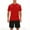 Set-A99Red, variant on Men's Compression Sport Set Short Sleeve T-Shirt and Shorts Moisture Wicking Base Layer Athletic Outfit for Gym Running Workout Fitness Training
