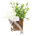 thumbnail image 3 of Cesta colgante, flores colgantes, abalorio artesanal, regalo, guirnalda de flores decorativa, arreglos florales para Fiesta al aire libre, boda, hogar, 3 of 9