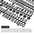thumbnail image 5 of Felt Board Letters, 680 Characters Black 3/4" Letters Numbers Symbols Changeable Plastic Message Boards 4Pcs, 5 of 6
