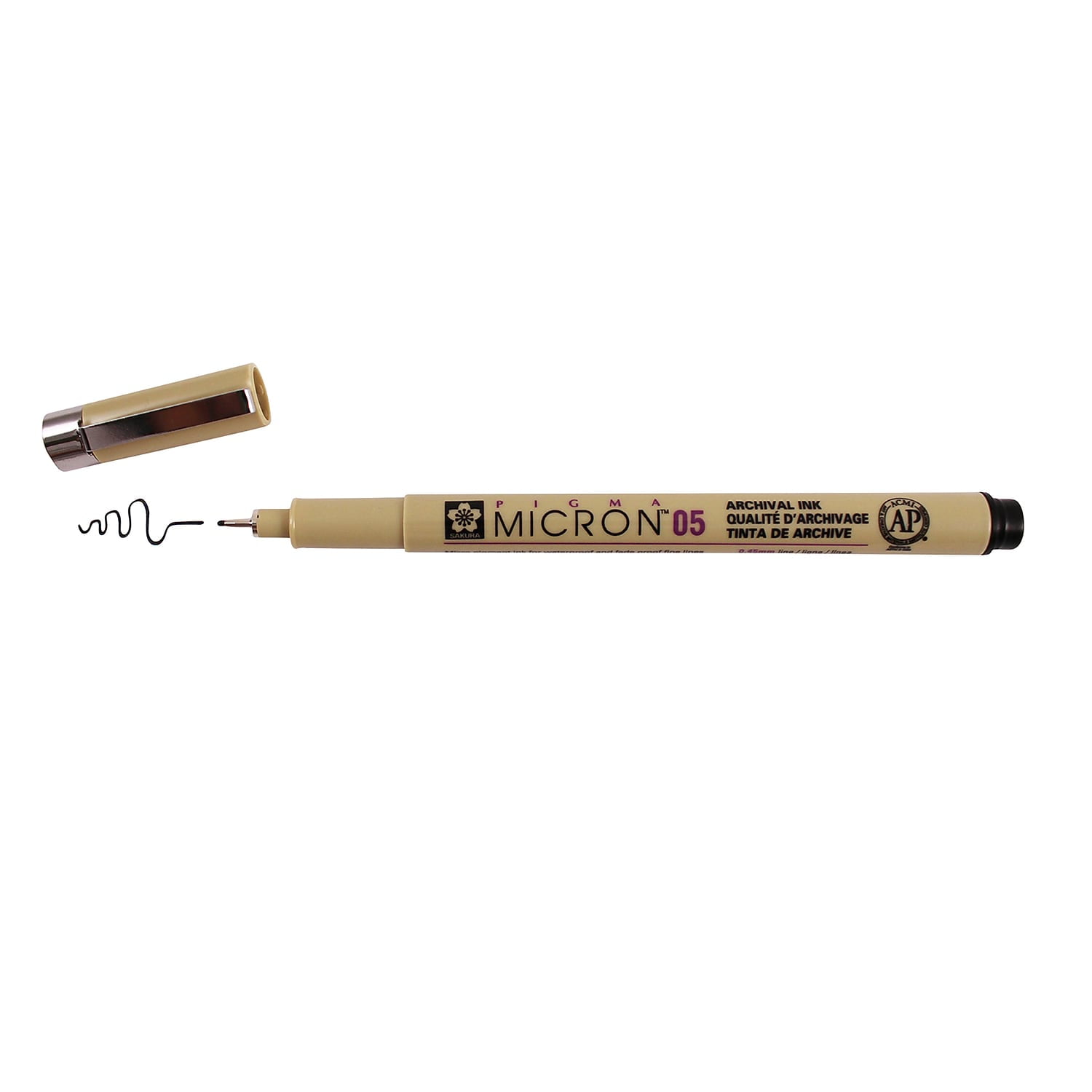 Sakura Pigma Micron Pen Fineliner Black Ink 6/Pack (SAKXSDK0549-6)