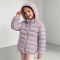 thumbnail image 5 of Mifsaly Girls and Toddlers Warm Puffer Jackets Detachable Hood Zip Up Quilted Coat Fall Winter Daily Outdoor Play Back to School Padded Jacket, 5 of 7
