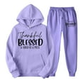 thumbnail image 4 of Womens Sweatsuits 2 Piece Set Oversized Sweatshirt And Sweatpants Athletic Comfortable Tracksuit For Womens Activewear Light L, 4 of 4